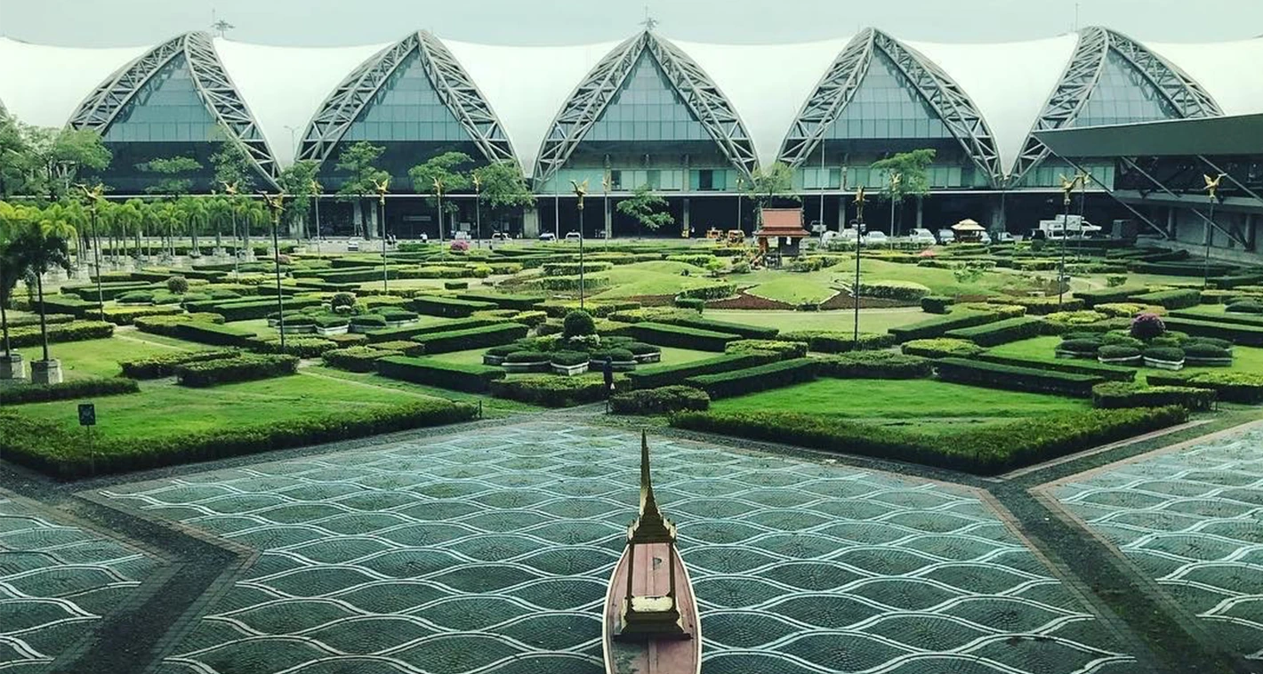 Suvarnabhumi-Airport-Bangkok-Thailand-architecture